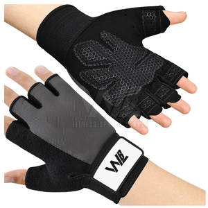Guantes de cuero personalizados para gimnasio y deportes, para levantamiento de pesas, transpirables, diseño personalizado, antideslizantes de alta calidad - Product Image 1