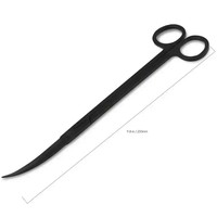 Outils pour plantes d'aquarium en acier inoxydable Pince à épiler ciseaux spatule ensemble d'outils bonsaï kit grattoirs à algues kit de nettoyage d'aquarium