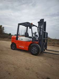 รถยก HELI 5 ตัน 2 ตอน พร้อมอุปกรณ์เลื่อนด้านข้าง ยกสูง 5 เมตร สภาพดี เครื่องยนต์ Wechai รถยกจีน สภาพดี - Product Image 6