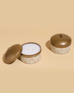 Handmade Customized Printed Metal Jar Candle With Lid in Low Price From India - Product Image 4