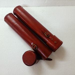 Tubos de desplazamiento de cuero vacíos hechos a medida disponibles en tamaños personalizados ideales para pergaminos y para almacenar documentos - Product Image 5