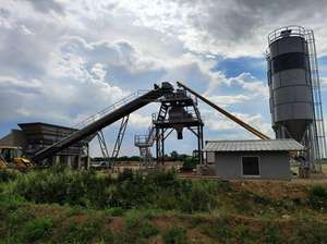 High-Capacity 240 M3/h <b>Stationary</b> Concrete Batching Plant Heavy Construction Gearbox Motor <b>Engine</b> PLC Featuring High Bearings - Product Image 6