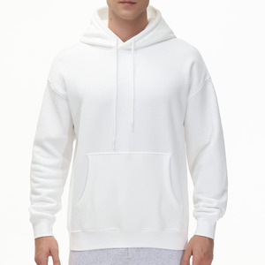 Sweat à capuche avec cordon de serrage pour homme, vêtements streetwear, basiques en coton mélangé, 100% coton, sweat à capuche de qualité supérieure pour homme - Product Image 1