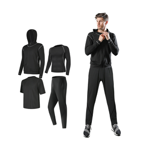 กางเกงสเวตเชิ้ตมีฮู้ดสำหรับผู้ชายกางเกงมีฮู้ดแบบรูดซิปมีฮู้ดทรงเข้ารูปแฟชั่นฤดูใบไม้ร่วงฤดูหนาว - Product Image 4