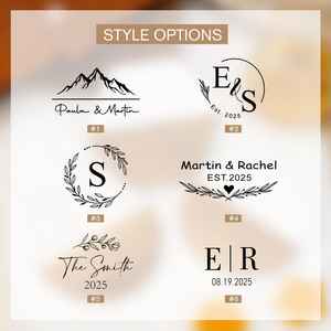 Posavasos de resina epoxi hechos a mano personalizados con nombre personalizado Almohadillas de bebida de estilo clásico para bodas y ocasiones especiales - Product Image 5