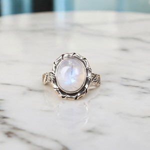 Designer Statement 925 Sterling Silver Rainbow <b>Moonstone</b> Ring Handmade Natural Fire Gemstone <b>Jewelry</b> Oval Cut Diamond for Her - Product Image 1