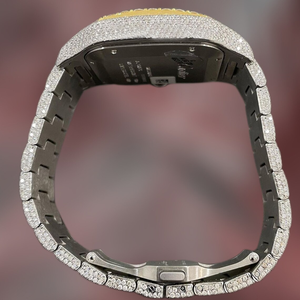 Attractive Stainless Steel Lab Grown Diamond <b>Watch</b> with Enhance Vvs Clarity Trending Custom Wrist Wear for <b>Men</b> - Product Image 6