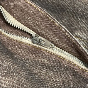 Jeans de Mezclilla para Hombre, Diseño Original 2026, Estilo Urbano, Logotipo Personalizado, Alta Calidad, Lavado Monkey, Corte Holgado, Color Marrón - Product Image 6