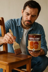 Peinture en bois transparente NC pour finition lisse Laque à séchage rapide pour panneaux de portes et meubles couleur argent - Product Image 4