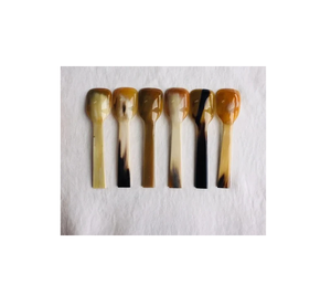 Cucharas de cuerno de búfalo natural para manualidades elegantes, venta superior, artesanías de mejor diseño personalizadas, cuchara exigente superior - Product Image 1