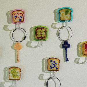 Crochet mural en acrylique personnalisé, brillant, transparent, avec logo personnalisé, crochet mural en plastique durable, accessoire pour la maison et le bureau - Product Image 1