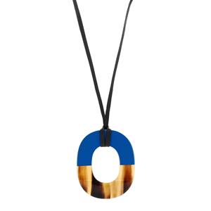 งานหัตถกรรมเขาควายและไม้เคลือบเงาสร้อยคอเขาควายธรรมชาติทำด้วยมือสินค้าอินเดีย - Product Image 3