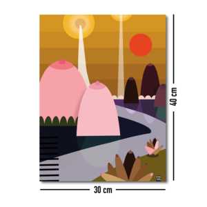 Impression artistique Land of Milk & Honey pour la décoration du salon - Product Image 4