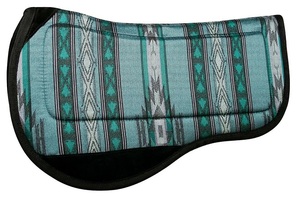 Manta de sillín contorneada occidental de comodidad óptima de lana 100%, ajuste perfecto para equipo de caballo, almohadillas ecuestres - Product Image 2