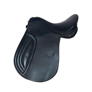 Sillín de equitación de polo Equipo de caballo de cuero genuino de alta calidad Equipo de Polo cómodo Sillín de equitación ecuestre duradero - Product Image 4