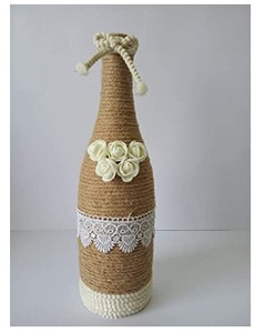 Standard High Selling Quality Jute Wine Bottle Elegant for Home Hotel Decor Usage in Wholesale Cheap Price Jute Bottle - Product Image 5