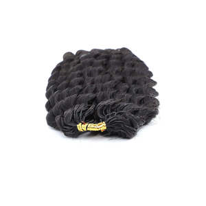 ผมบราซิลเลี่ยนเรมี่แบบหยิกสไตล์พม่า พร้อมปลายผมแบบเกลียว สำหรับต่อผมแบบโครเชต์ น้ำหนัก 100 กรัม - Product Image 4