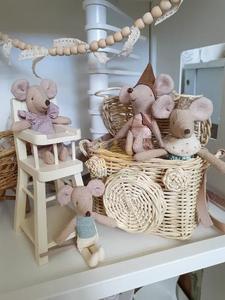 Bolsa de cámara de ratán para niños pequeños, decoración vintage para habitación de guardería - Product Image 2