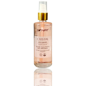 Sérum réparateur cristallin BIONAT, anti-frisottis, protecteur thermique et solaire, brillance intense pour cheveux abîmés, 30 ml - Product Image 4