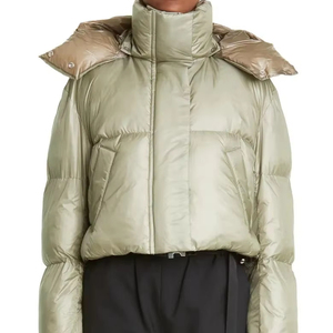 ¡Novedad de 2025! Chaqueta acolchada transpirable corta para mujer, chaqueta con capucha de manga larga, chaqueta informal de lona para invierno al aire libre para mujer - Product Image 1