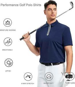 RTS High Quality Custom 100% Polyester Men's Polo T-<b>Shirt</b> Sublimation Printing Quick Dry Short <b>Sleeve</b> Design Men's <b>Half</b> zipper - Product Image 6