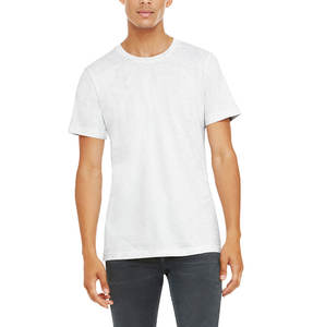 BELLA + TOILE Unisexe CVC À Manches Courtes Te Impression Personnalisée Disponible DTG Sérigraphie, Broderie T-shirt pour hommes - Product Image 2