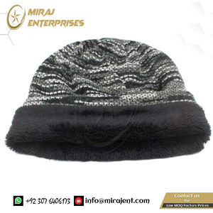 Warm Baggy Soft Female Wool Male Beanie <b>Hat</b> Knitted <b>Hat</b> Women Skullies Beanies <b>Winter</b> <b>Hats</b> for <b>Men</b> Bonnet Striped Caps - Product Image 4