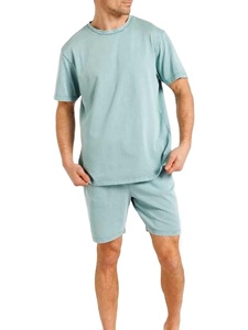 Stylish Custom <b>Design</b> Acid Wash Men's <b>T</b> <b>Shirts</b> <b>And</b> <b>Shorts</b> <b>Set</b> Two Piece Vintage Comfortable Sweat Suits <b>Shorts</b> <b>Set</b> for Men - Product Image 3