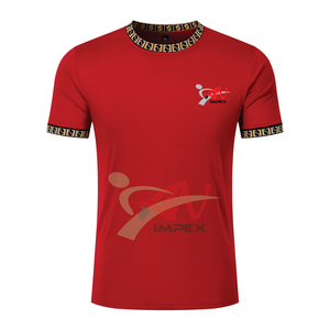 High Quality Custom LOGO Summer Men's Short Sleeve Breathable Eco-Friendly Cotton Blend Luxury T-<b>shirt</b> Bulk Apparel - Product Image 3