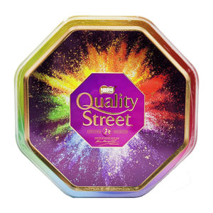 Quality Street - Bombones de Avellana y Chocolate con Leche en Forma de Triángulo Verde, Lata de 900g, Mezcla Premium de Chocolate con Nueces, Compra al por Mayor - Product Image 4