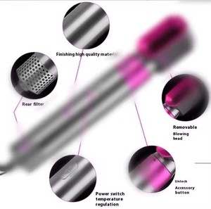 Profesional Magic Hair Styler Set 5 en 1 Secador de pelo Plancha rizadora con peine de aire caliente-Herramientas de estilismo de un solo paso - Product Image 4