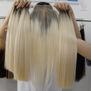 Vendeurs en gros de cheveux bruts humains vietnamiens à cuticule alignée Faisceaux de cheveux humains vierges droits de qualité 100% supérieure - Product Image 6