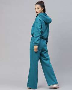 Conjunto Deportivo de Dos Piezas para Mujer, Sudadera Holgada Vintage de Invierno, Pantalones Deportivos de Pierna Ancha, Ajuste Regular, Cómodo de Usar - Product Image 5