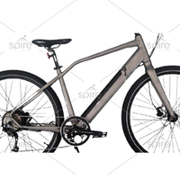 Vélo Électrique de Montagne 21 Vitesses, Cadre en Aluminium, Moteur Central, Batterie Lithium Intégrée 10.4Ah 36V 250W, Frein à Disque Électronique, Capteur