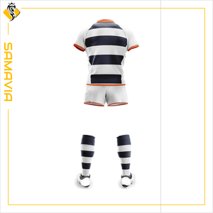 Ensemble d'uniformes de rugby légers unisexe Vêtements de sport d'équipe personnalisés avec maillots et shorts respirants pour les joueurs de football - Product Image 2