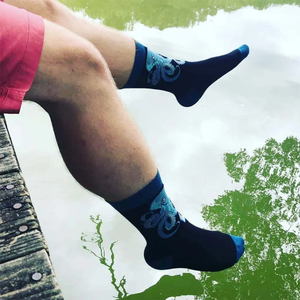 Calcetines de vestir de mezcla de algodón suaves y elásticos de moda coloridos con diseños únicos para los amantes de la moda y la comodidad diaria High Crew - Product Image 6