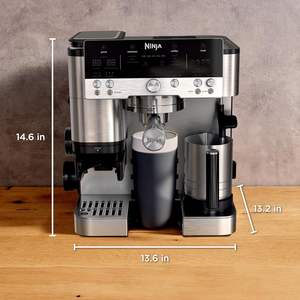 NUEVA Cafetera ES601 Ninjas Luxee 3 en 1 para Espresso, Café de Goteo y Cold Brew, Acero Inoxidable - Product Image 1