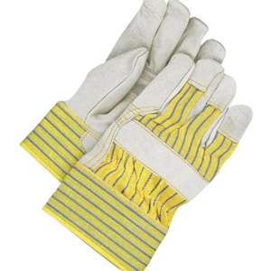 ถุงมือทำงานหนังควายที่ติดอันดับสูงสุดสำหรับผู้ชายถุงมือผ้าฝ้ายแบบหนาของแคนาดาอุปกรณ์ป้องกันมือเพื่อความปลอดภัยในอุตสาหกรรม - Product Image 1