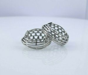 1.49 Ct Round Cut Natural Blue Diamond <b>Huggie</b> Hoop Earrings 925 Sterling <b>Silver</b> Women's Wedding Engagement - Product Image 2