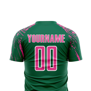 Camiseta de fútbol unisex de diseño personalizado de la mejor calidad, material de poliéster 100% hecho, transpirable, secado rápido, ligero - Product Image 6