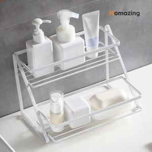 ชั้นวางเครื่องเทศโลหะสีดำชั้นวางเครื่องเทศชั้นวางบนโต๊ะแบบเคลื่อนย้ายได้ - Product Image 4