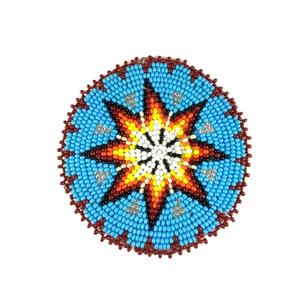 Parche bordado de cuentas hecho a mano personalizado con cuentas de semillas para chaquetas parche de apliques bordado a mano de cuentas de semillas de lujo para vestidos - Product Image 3