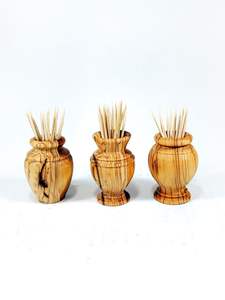 Caja de Madera para Palillos de Dientes de Diseño Minimalista |   Contenedor de Palillos de Dientes de Madera Maciza Reutilizable y Ecológico para el Hogar, Cocina, Restaurante - Product Image 2