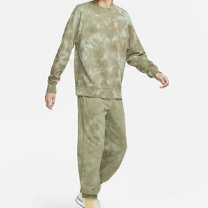 Survêtement pour homme à la mode, automne, haute qualité, léger, respirant, séchage rapide, taille élastique, manches longues, contraste, grande taille - Product Image 1