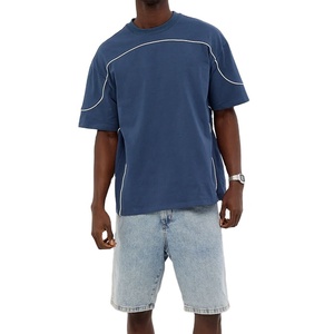 เสื้อยืดแฟชั่นแขนสั้น พิมพ์ลายโลโก้ตามสั่ง เสื้อยืดกราฟิกผู้ชาย ไซส์ใหญ่ คอกลม แขนสั้น ผ้าถักสไตล์วินเทจ - Product Image 2