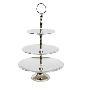 3 Tier Metal Cake <b>Stand</b> <b>Cupcake</b> <b>Stand</b> Gold Finished Birthday Party Pastry Cookies Serving Platter Round Shape Cake <b>Stands</b> - Product Image 3