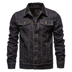 Spring New <b>Men'S</b> <b>Slim</b> <b>Fit</b> Denim Windbreaker <b>Jacket</b> Large Size Fashionable Casual Cardigan <b>Jacket</b> for <b>Men</b> Wholesale <b>Men'S</b> <b>Jackets</b> - Product Image 3