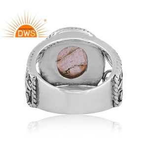 Meilleure vente en argent Sterling oxydé doublet labradorite cristal pierre précieuse bague de déclaration bijoux personnalisés pour les femmes cadeau pour elle - Product Image 4