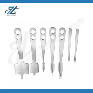 Juego de 7 Retractores de Hueso Hohmann Reutilizables de Acero Inoxidable, de Grano Crudo a Fino, Instrumentos Quirúrgicos Manuales para Cirugía Ortopédica - Product Image 2
