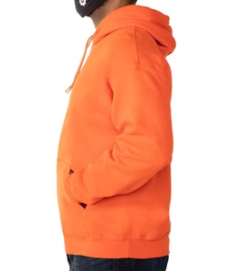 Sweat à capuche tricoté pour homme en mélange Dry Blend, 50% coton 50% polyester, molleton sport non doublé 300g, logo imprimé, cordon de serrage - Product Image 6
